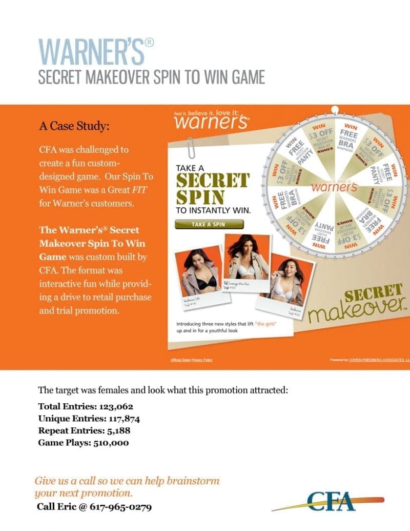 Warner's Secret Makeover featured visual