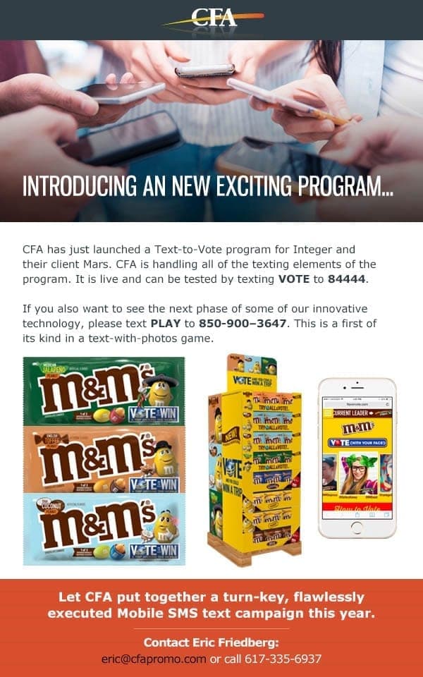 M&M's Flavor Vote featured visual
